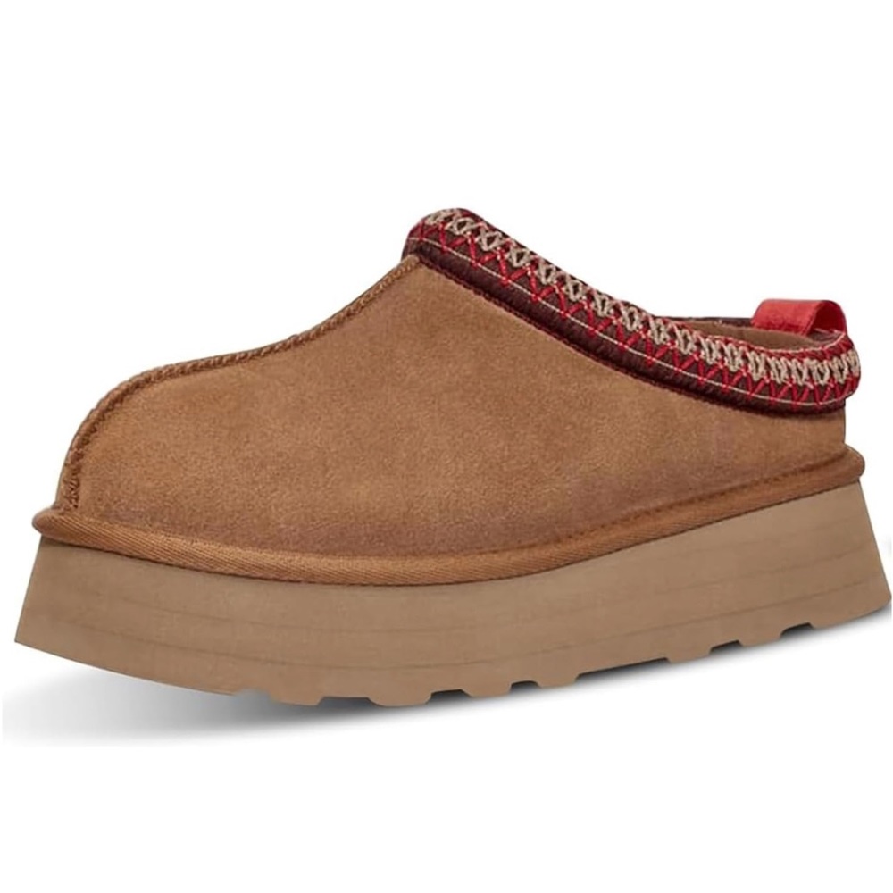 Platform Tasman Slippers for Women - Size: 7, color: chestnut